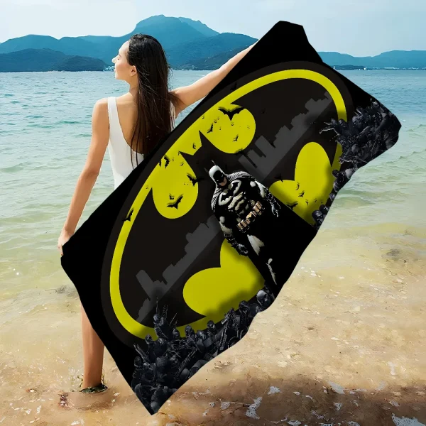 Movie B-Bat-mans Big Microfiber Beach Towels Quick Dry Towel Sand Beach Towels Pool Towel For Travel Swim Pool Yoga 2