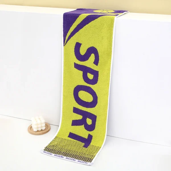 1PC dopamine exercise towel marathon towel fitness sweat absorption running exercise towel 4