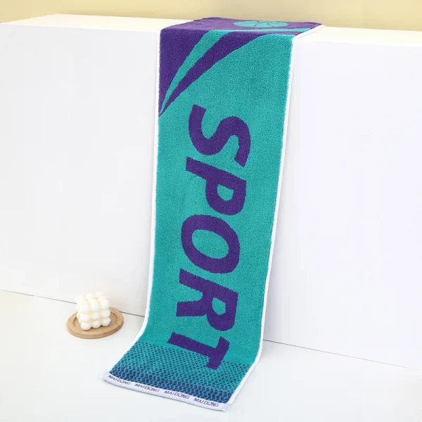 1PC dopamine exercise towel marathon towel fitness sweat absorption running exercise towel 5