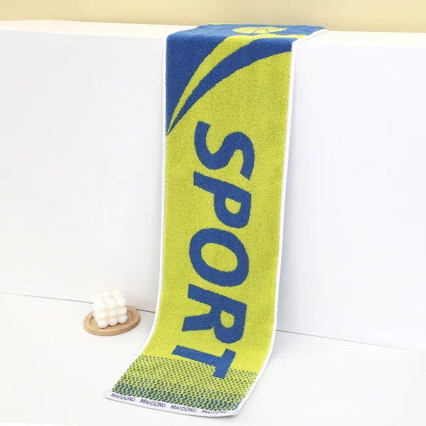 1PC dopamine exercise towel marathon towel fitness sweat absorption running exercise towel 6