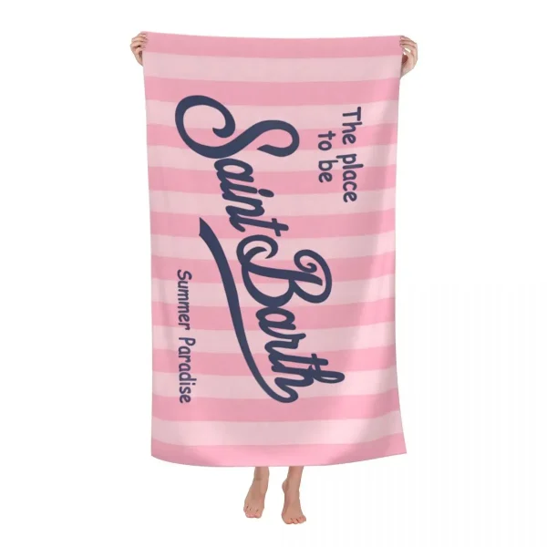 S-Saint B-Barth Beach Towel for Adults – Soft, Absorbent, and Lightweight for Travel 1