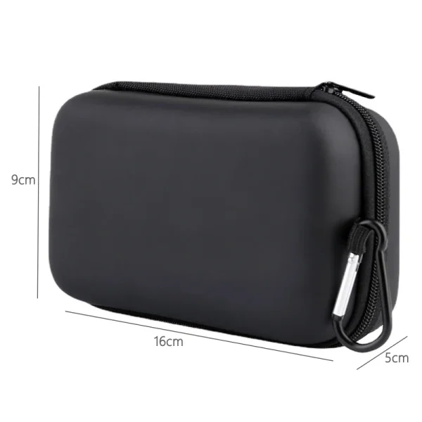 Portable Storage Bag for Power Bank Cable EVA Hard Case Earphone Phone Holder Travel Digital Accessories Storage Bag with Buckle 6