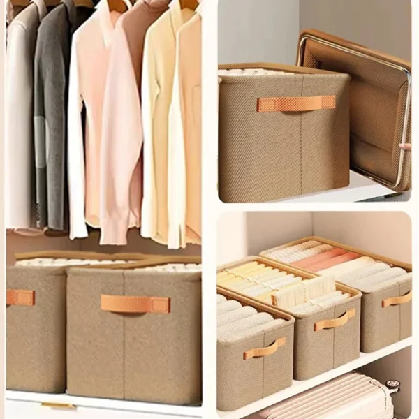 Thicken Clothes Organizer Pants Sweater Storage Cabinets Drawers Organizer Jeans Storage Box Wardrobe Clothes Storage Organizers 4