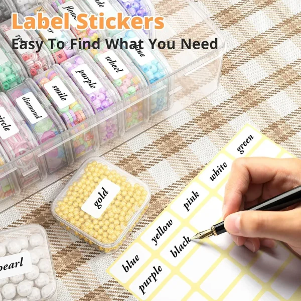 4/12/14/15/30/45 Grids DIY Diamond Painting Multifunctional Storage Box, Nail Art Jewelry Rhinestone Mosaic Storage Container 5