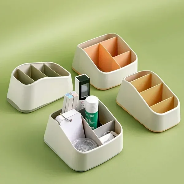 Desktop Storage Box Multifunctional Storage Basket Key Finishing Box Remote Control Storage Box Cosmetic Storage 1