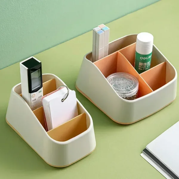 Desktop Storage Box Multifunctional Storage Basket Key Finishing Box Remote Control Storage Box Cosmetic Storage 2