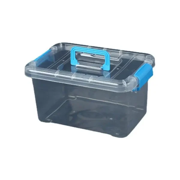 Large medium small, transparent plastic storage suitcases cosmetics building blocks toys snacks, and miscellaneous items sorting 1