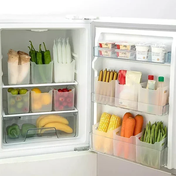 Refrigerator Storage Boxes Food Fresh Organizer Cold Storage Crisper Fruit Spice Food Container Boxes Home Kitchen Boxes 2