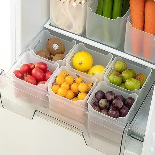 Refrigerator Storage Boxes Food Fresh Organizer Cold Storage Crisper Fruit Spice Food Container Boxes Home Kitchen Boxes 3