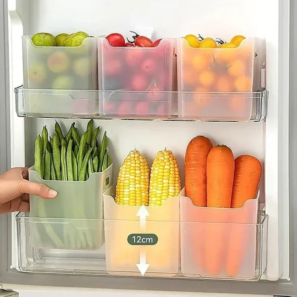Refrigerator Storage Boxes Food Fresh Organizer Cold Storage Crisper Fruit Spice Food Container Boxes Home Kitchen Boxes 4