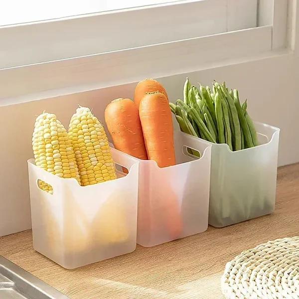 Refrigerator Storage Boxes Food Fresh Organizer Cold Storage Crisper Fruit Spice Food Container Boxes Home Kitchen Boxes 5
