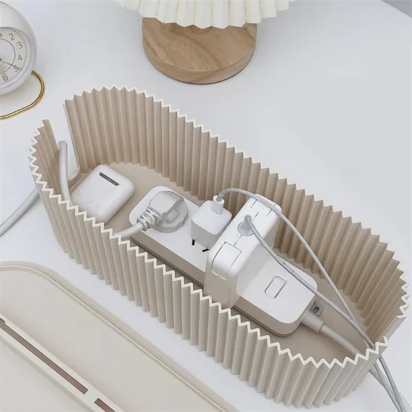 Nordic Plug Board Storage Box Cable Wire Organizer Case Socket Wireless WiFi Router Bracelet Desktop Data Line Plug Holder Shelf 2