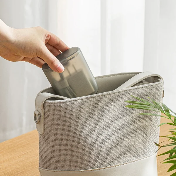 Desktop Data Cable Storage Box Dustproof With Cover Mobile Phone Charger Box Transparent Cable Wire Container Box in Office Home 5