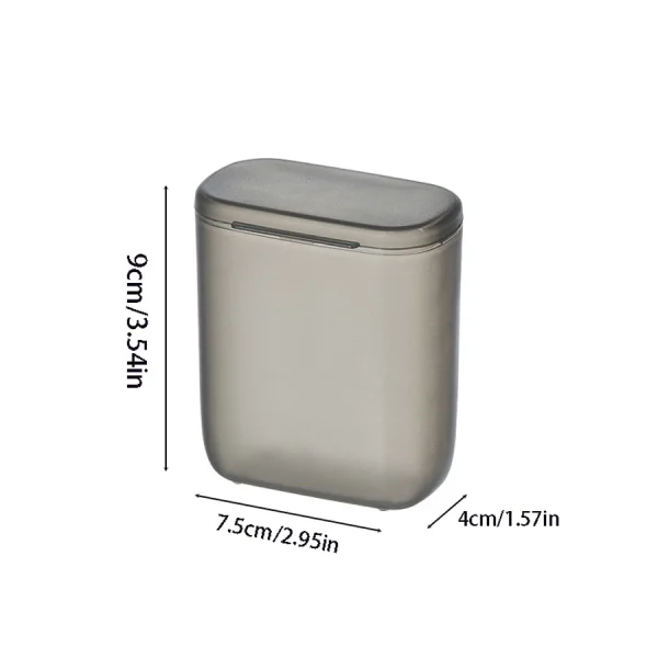 Desktop Data Cable Storage Box Dustproof With Cover Mobile Phone Charger Box Transparent Cable Wire Container Box in Office Home 6