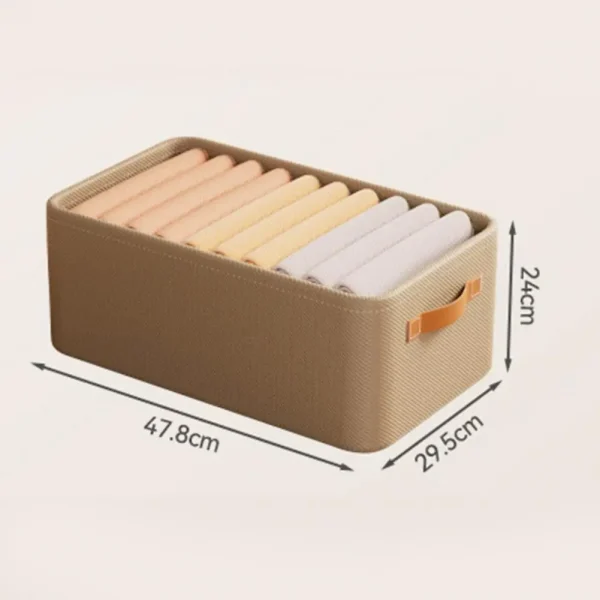 Foldable Clothes Storage Box Pants Sweater Storage Cabinets Drawers Organizer Wardrobe Storage Box Closet Organization Solution 6