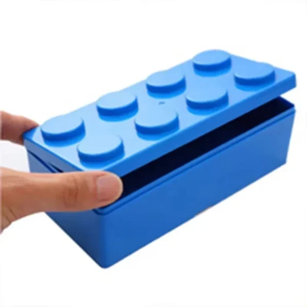 1PC Building Blocks Stackable Storage Box Office Stationery Sundry Desktop Storage Box Cosmetic Storage Boxes 5