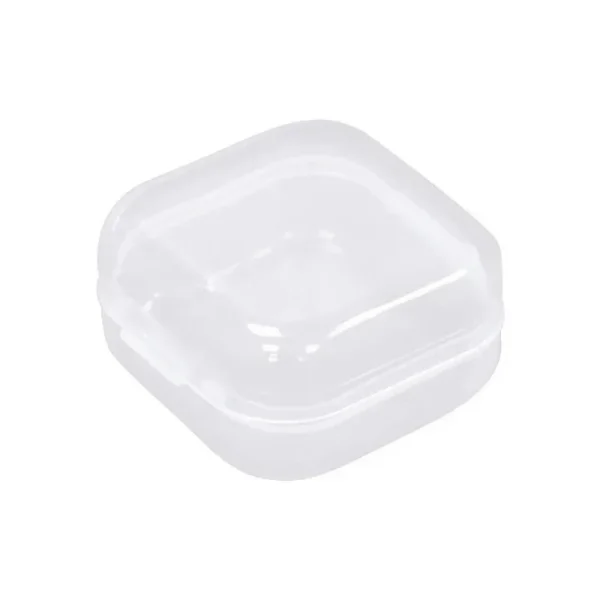 Mini Clear Plastic Storage Box Jewelry Storage Case Transparent Storage Organizer Multifunctional Portable Storage 6