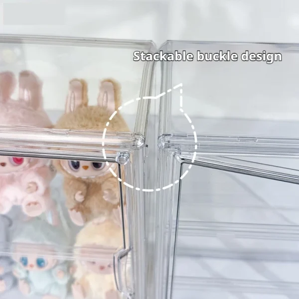 Blind Box Storage Display Box Bubble Mart LABUBU Handheld Storage Desktop Dustproof Transparent Acrylic Display Cabinet 5