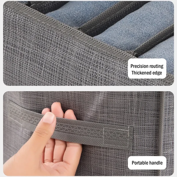 Closets Clothes Organizer Pants Jeans Storage Box Cabinet Organizer Drawers Underwear Socks T-Shirt Wardrobe Storage Organizers 5