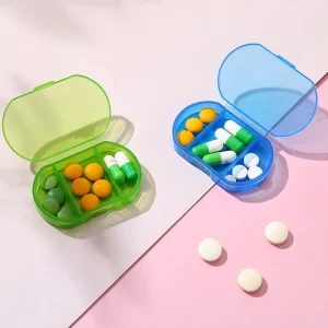3 Grids Pill Box Mini Pill Case Tablet Pill Organizer Case Dispenser Travel Tablet Holder Container Medicine Drug Storage Box 1