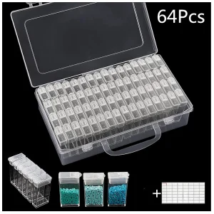 Storage Box Diamond Painting Tools Accessories 5D DIY Container Diamond Embroidery Accessories Drill Box Mosaic Container Case 1