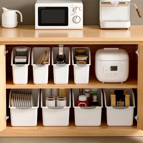 Plastic Multifunctional Organizers Storage Box Kitchen Home Cleaning Products Storage Organizer Household Essentials Storage Box 4