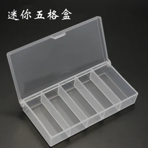 Small Transparent Storage Box Clear Plastic Sundries Case Home Container Organizer for Jewelry Screws Small Accessories 1