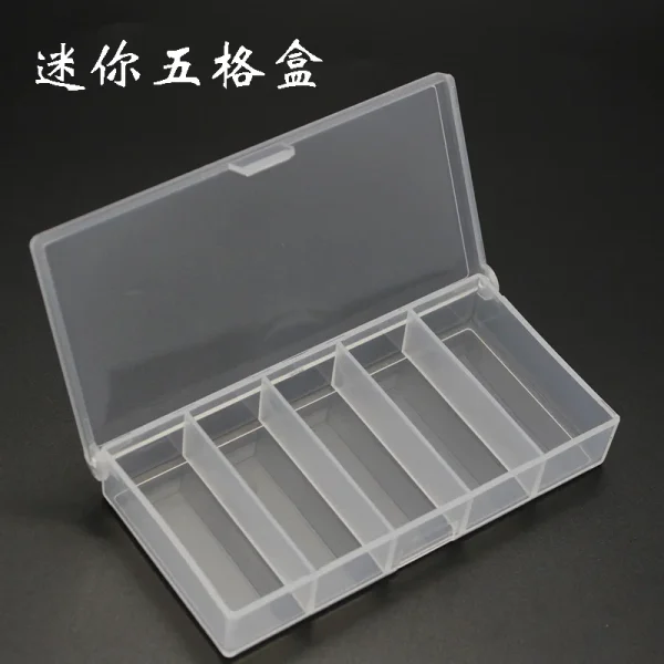 Small Transparent Storage Box Clear Plastic Sundries Case Home Container Organizer for Jewelry Screws Small Accessories 1
