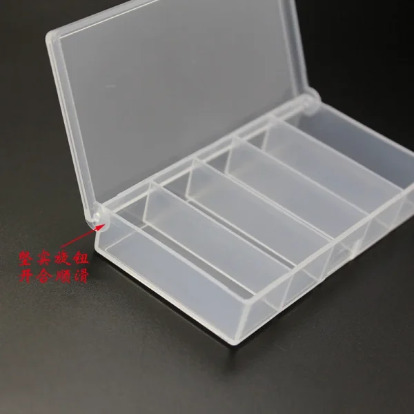 Small Transparent Storage Box Clear Plastic Sundries Case Home Container Organizer for Jewelry Screws Small Accessories 3