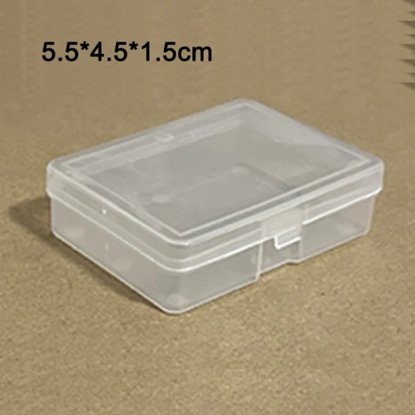Small Transparent Storage Box Clear Plastic Sundries Case Home Container Organizer for Jewelry Screws Small Accessories 5