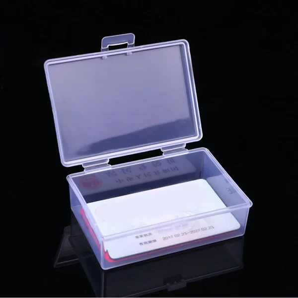 Mini Boxes Rectangle Plastic Card Storage Box Practical Transparent Toolbox Bead Jewelry Case Display Organizer Container 5
