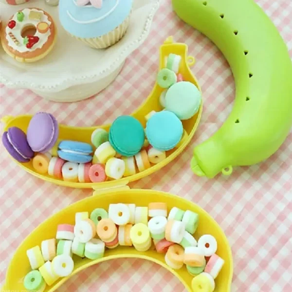 Convenient Banana Case Modern Food Grade Plastic Banana fruit Storage Box Strong Outdoor Carrying bananas protective case 3