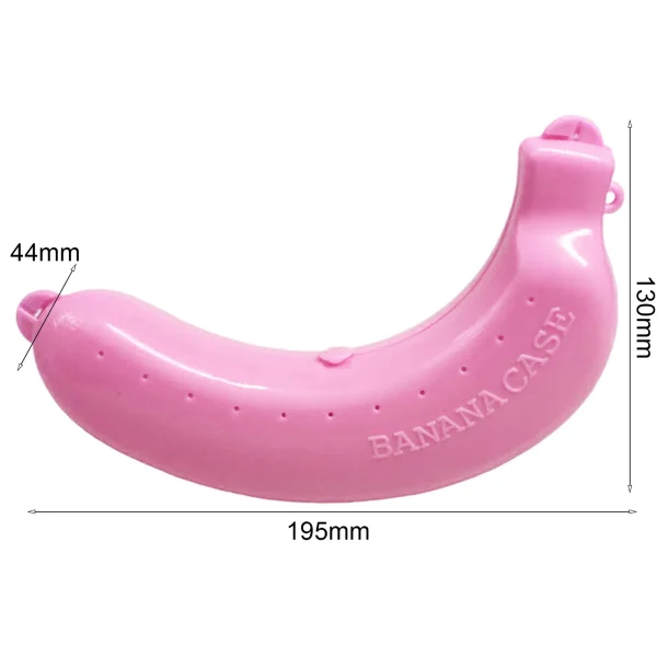 Convenient Banana Case Modern Food Grade Plastic Banana fruit Storage Box Strong Outdoor Carrying bananas protective case 6