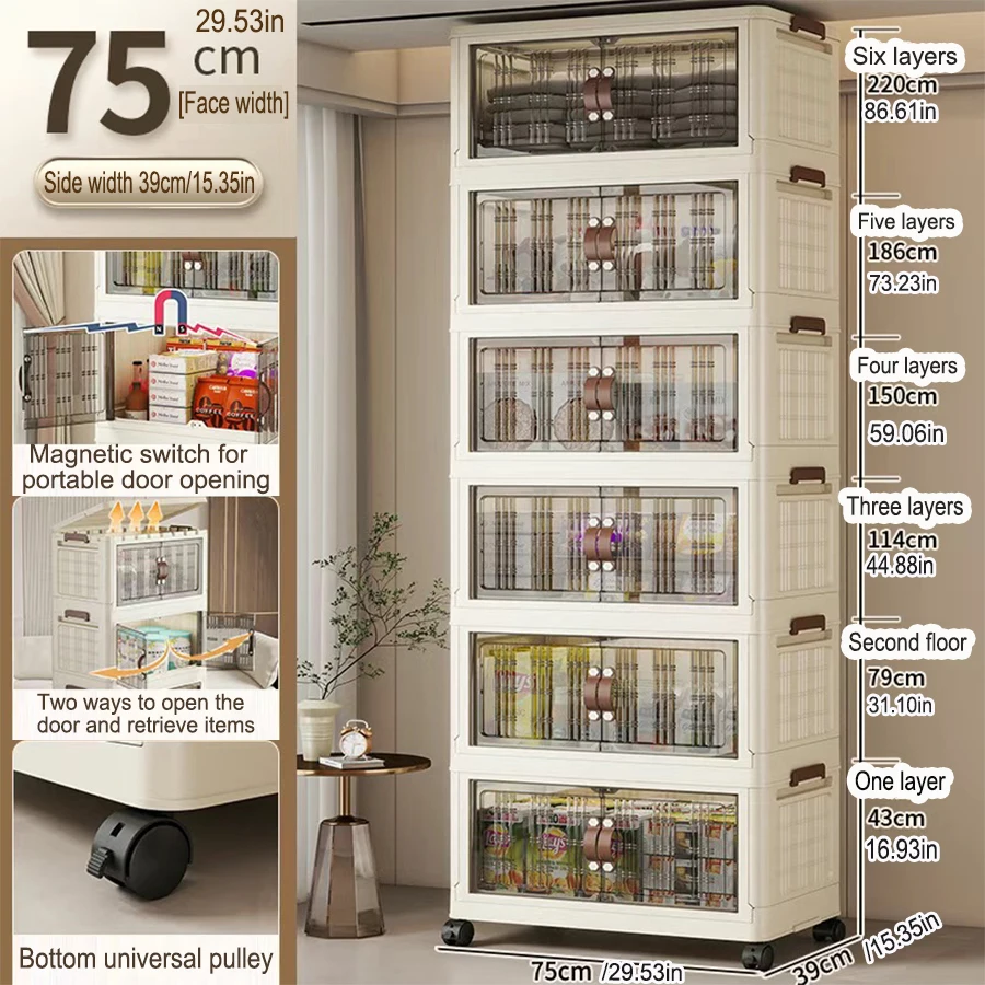 75cm wide 6 layers