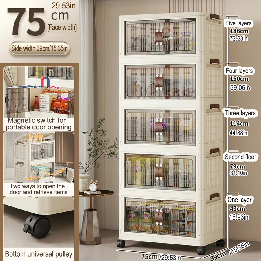 75cm wide 5 layers