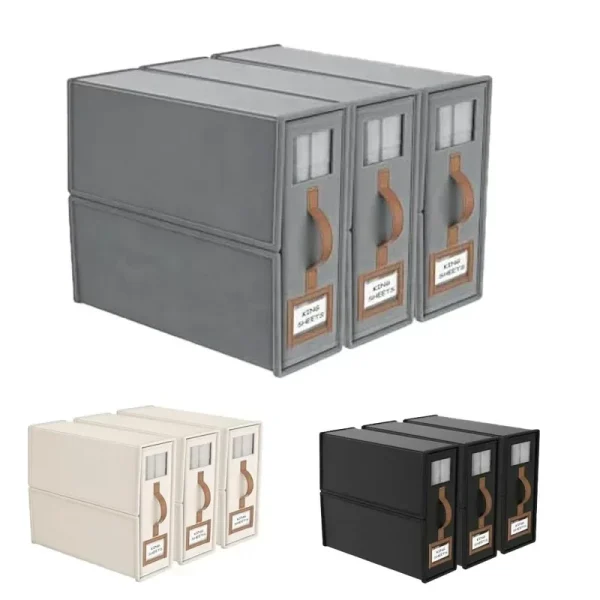 Home storage box, four piece set of bed sheets, foldable Oxford cloth, window view clothing, large capacity storage box 2