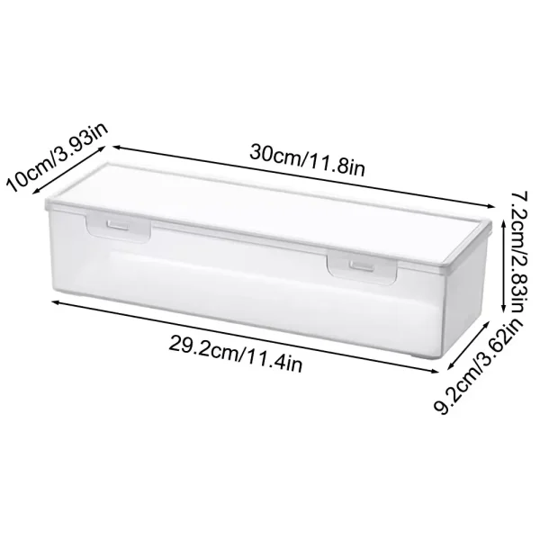 1PC Transparent Clamshell Game Card Storage Box Portable Board Game Organizer Plastic Card Storage Box 5