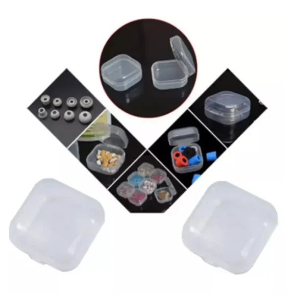 10PCS Mini Transparent Plastic Box Container Separate Storage Box Jewelry Earplugs Medicine Storage Box Small Gift Box 4