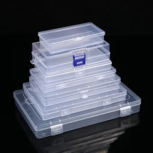 Rectangular Translucent Box Plastic Storage Box Strong Storage Box Packing Boxes Waterproof Multifunctional Storage Case 1