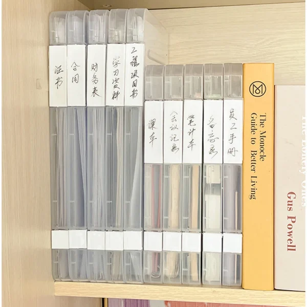 A4 File Storage Box, Portable Folder, Student Materials, Test Paper Classification, Organization, Stationery And File Box 5
