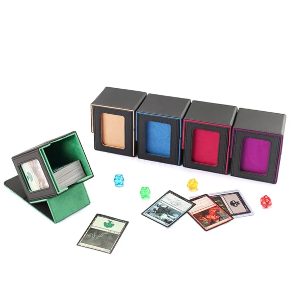 100+Cardpack Box Cardpack Box Storage Card Toy Advanced Game Card Clip Sports Card Storage Card Storage Box 2