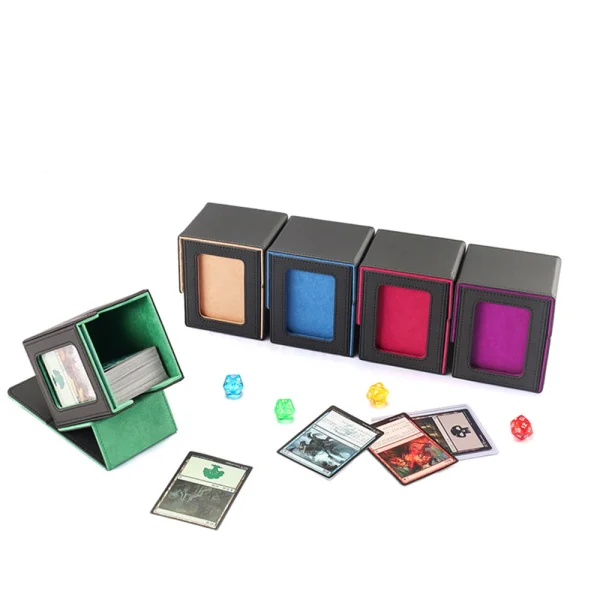 100+Cardpack Box Cardpack Box Storage Card Toy Advanced Game Card Clip Sports Card Storage Card Storage Box 6