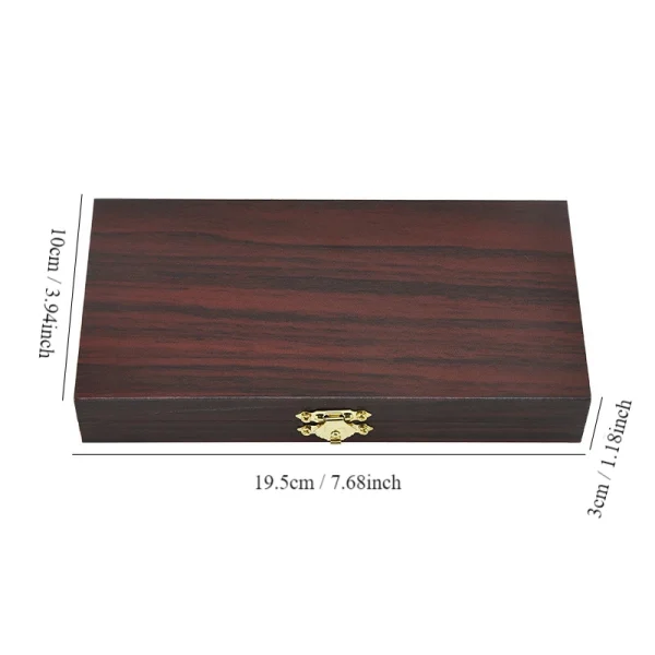 1pc Medium-density Fiberboard Vintage Jewelry Box, Beaded Storage Box, Desktop Finishing Storage Box, Retro Box 3