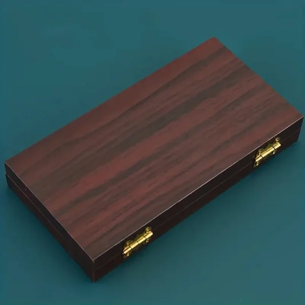 1pc Medium-density Fiberboard Vintage Jewelry Box, Beaded Storage Box, Desktop Finishing Storage Box, Retro Box 4