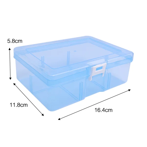 Portable Storage Box Plastic Case Large Container Dustproof Electronic Parts Screw Tool Beads Organizer Screw Compartment Boxes 6