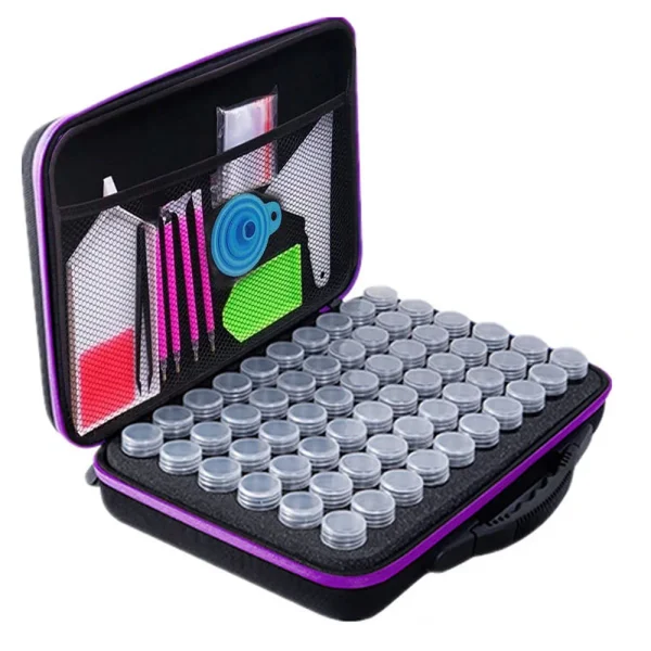 New DIY Diamond Painting Tool Storage Container Storage Box Beads Nail Art Jewelry Rhinestone Mosaic Storage Bags 3