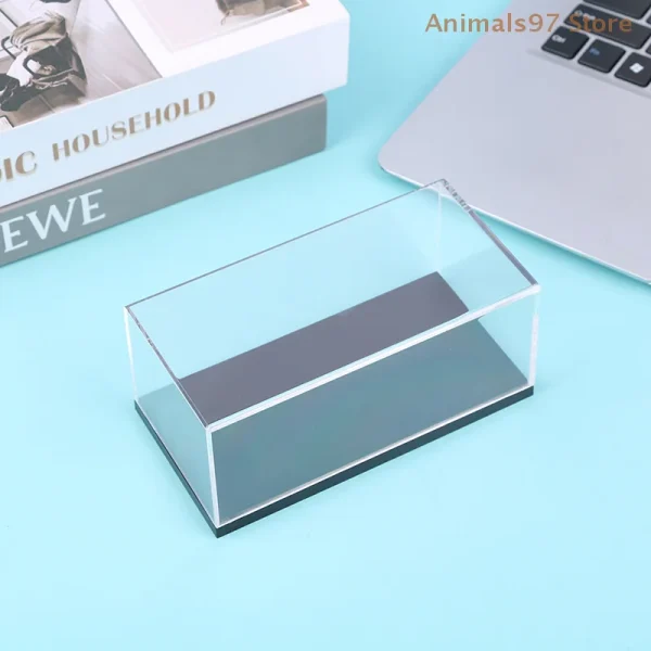 Transparent Acrylic Hard Cover Case Display Box For Car Model Figure Collectible Miniature Home Storage Display Box 2