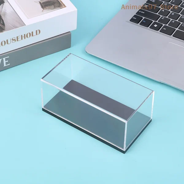 Transparent Acrylic Hard Cover Case Display Box For Car Model Figure Collectible Miniature Home Storage Display Box 3
