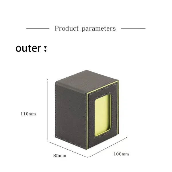 New window 100+ card box card storage box high-grade PU leather container game card holder collection card 2