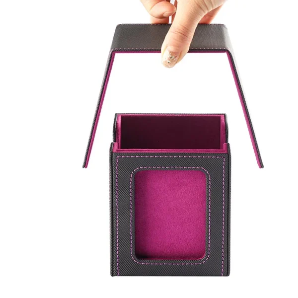 New window 100+ card box card storage box high-grade PU leather container game card holder collection card 4